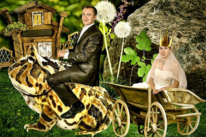 30 Funniest and Weirdest Russian Wedding Photos