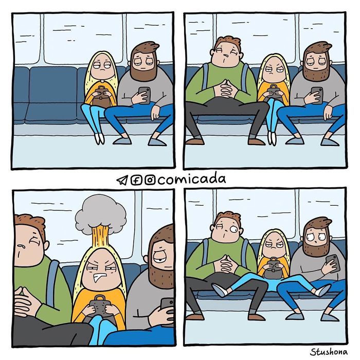 Funny comics by Russian artist Anastasia 'Stushona' Ivanova