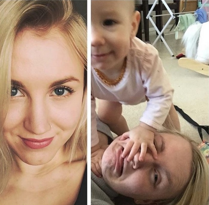 photos of parents before and after having kids