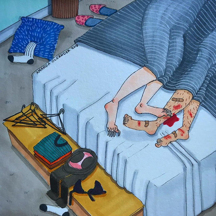 Relatable Relationship Illustrations by Amanda Oleander