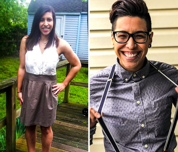 Photos of people in 2018 versus 2012