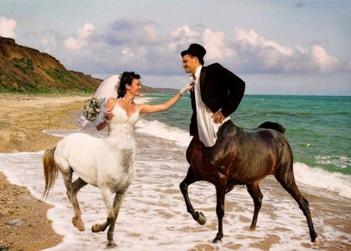 30 Funniest and Weirdest Russian Wedding Photos