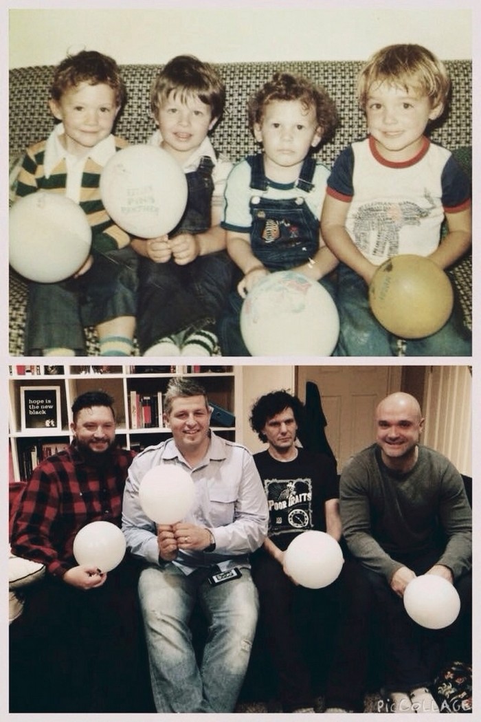 recreated family photos