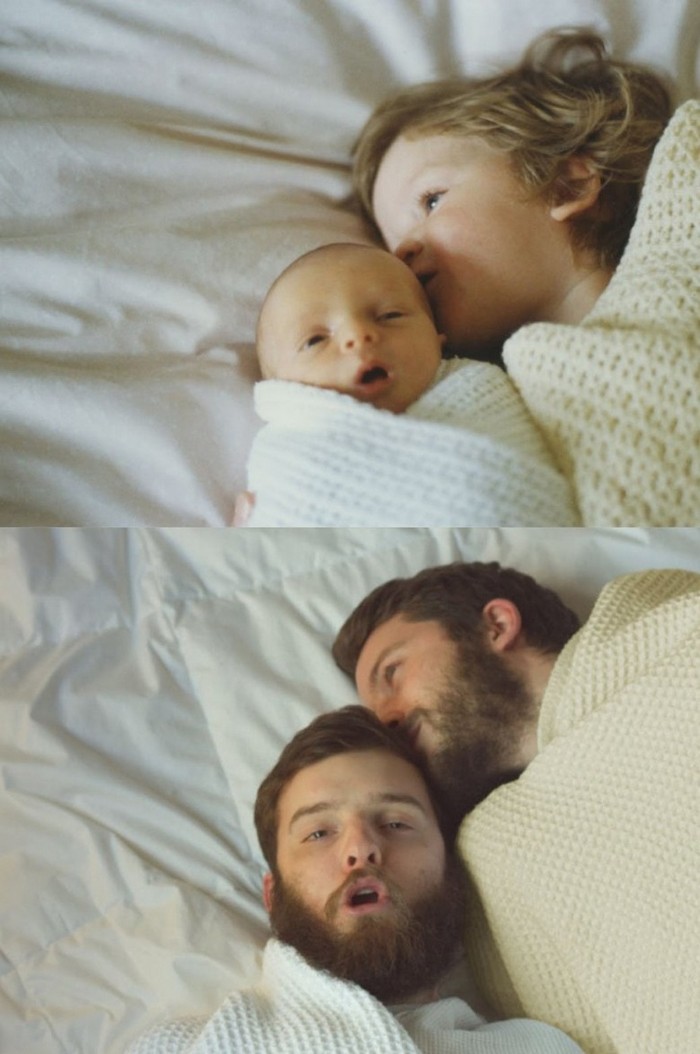 recreated family photos