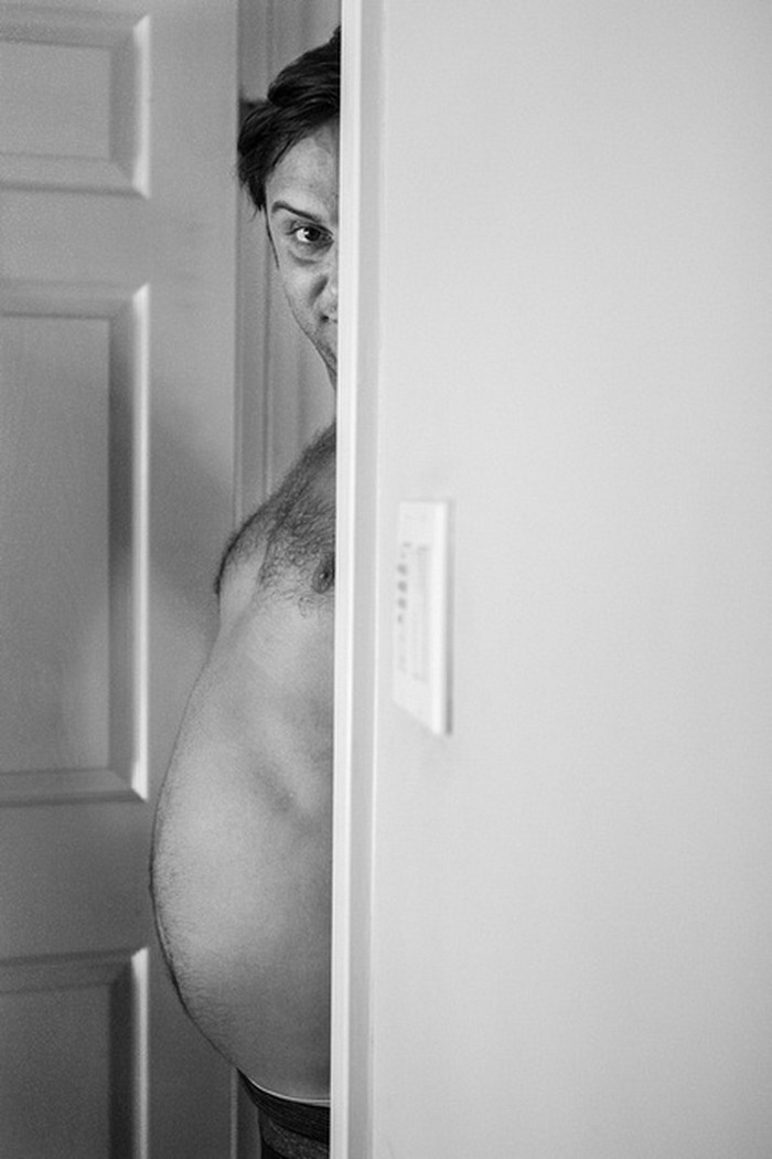 beer belly maternity photos
