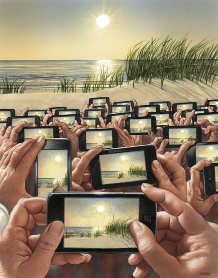 Gerhard Haderer satirical drawings