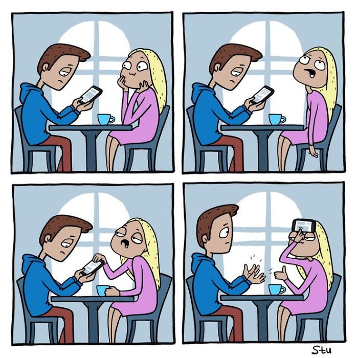 Funny comics by Russian artist Anastasia 'Stushona' Ivanova
