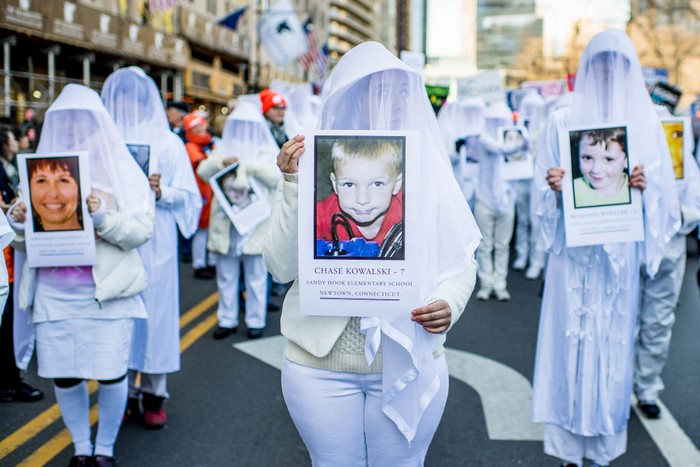 people marching in New York in the March for Our Lives