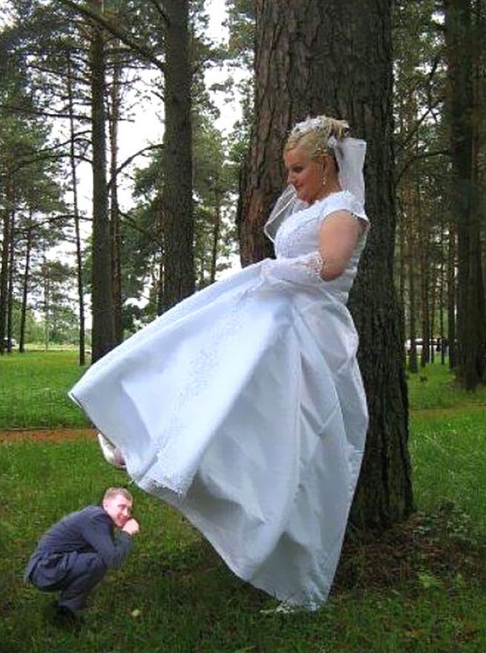 30 Funniest and Weirdest Russian Wedding Photos