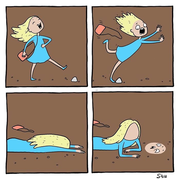 Funny comics by Russian artist Anastasia 'Stushona' Ivanova