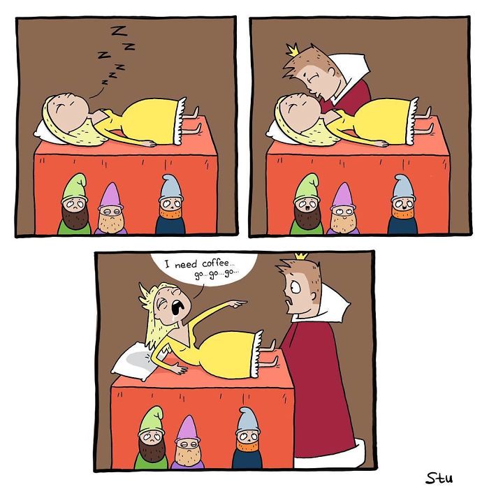 Funny comics by Russian artist Anastasia 'Stushona' Ivanova