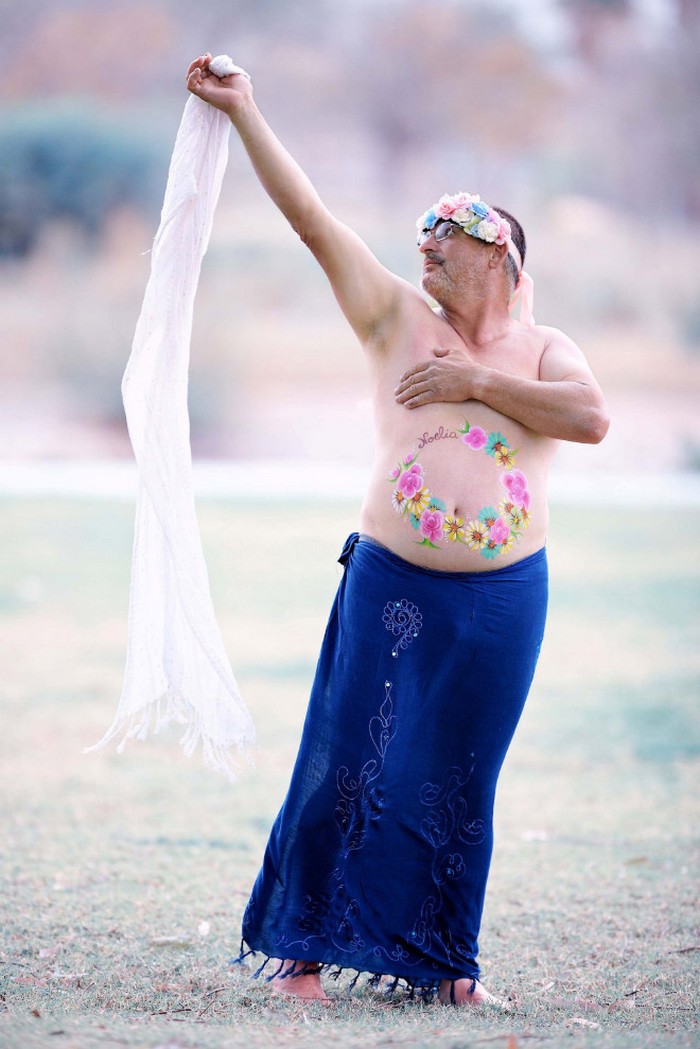 beer belly maternity photos