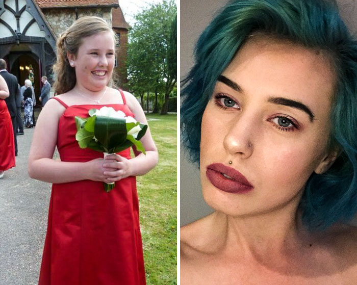 Photos of people in 2018 versus 2012