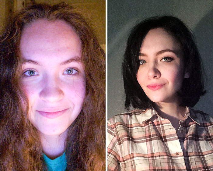 Photos of people in 2018 versus 2012