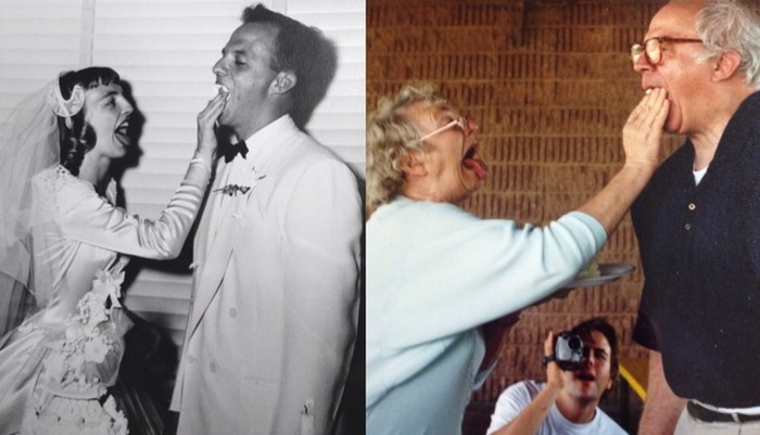 recreated family photos