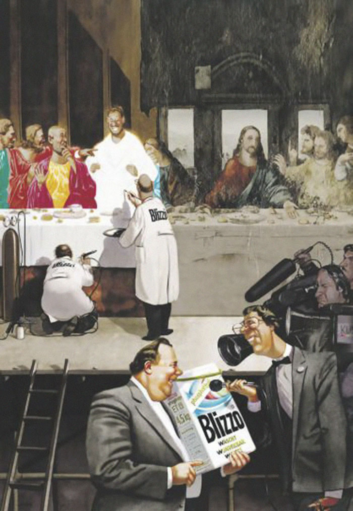 Gerhard Haderer satirical drawings