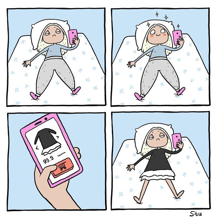 Funny comics by Russian artist Anastasia 'Stushona' Ivanova