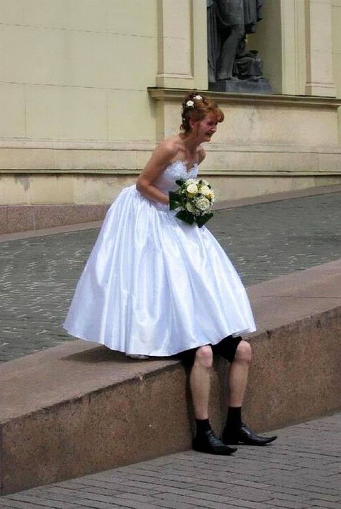 30 Funniest and Weirdest Russian Wedding Photos