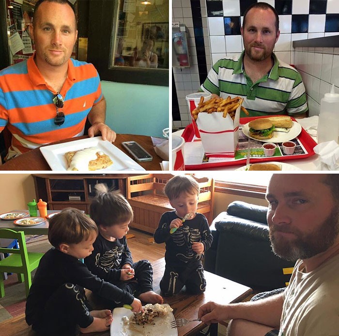 photos of parents before and after having kids