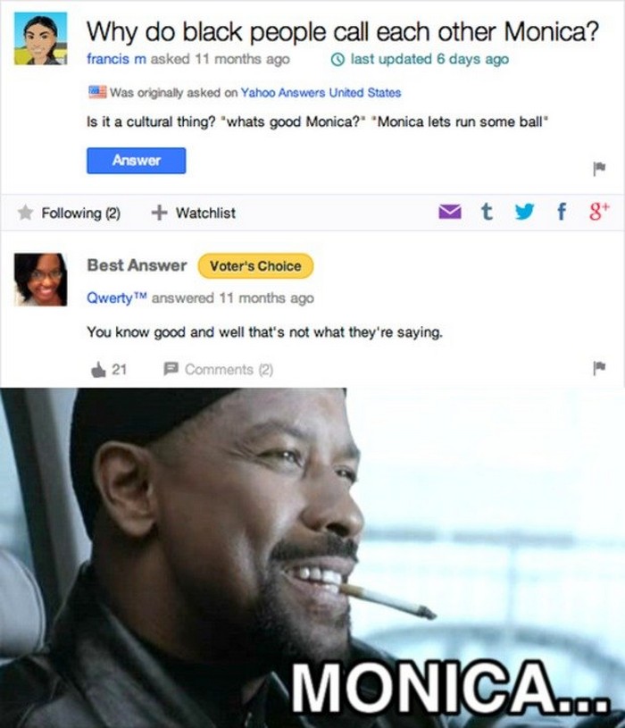 Funniest Yahoo answers questions