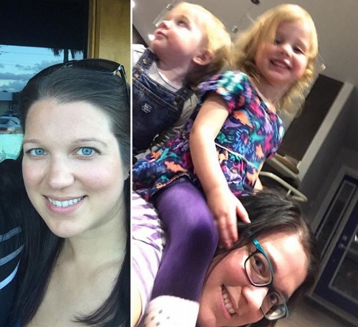 photos of parents before and after having kids