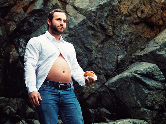 beer belly maternity photos