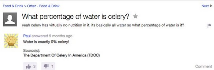 Funniest Yahoo answers questions