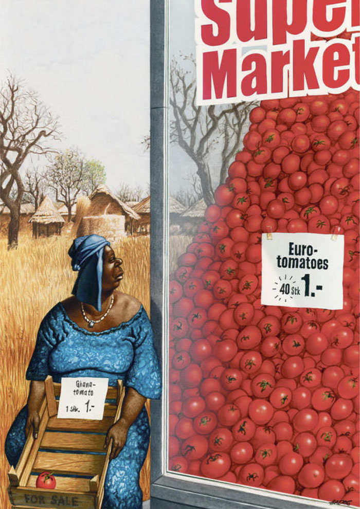 Gerhard Haderer satirical drawings