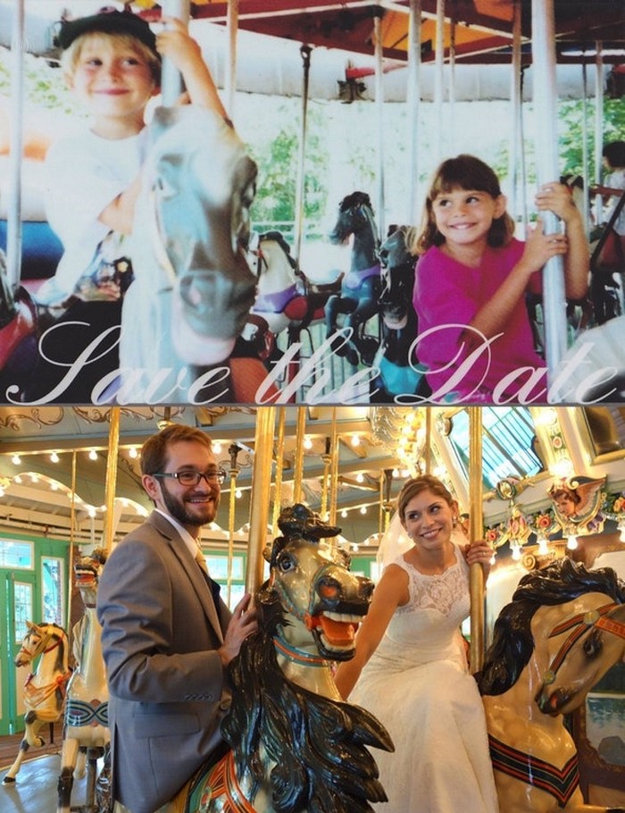 recreated family photos