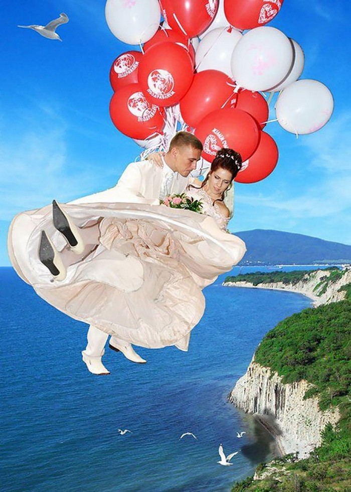 30 Funniest and Weirdest Russian Wedding Photos