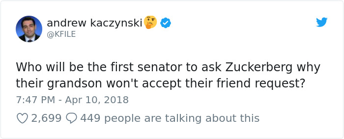 Memes of Mark Zuckerberg testifying before congress