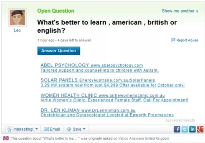 Funniest Yahoo answers questions