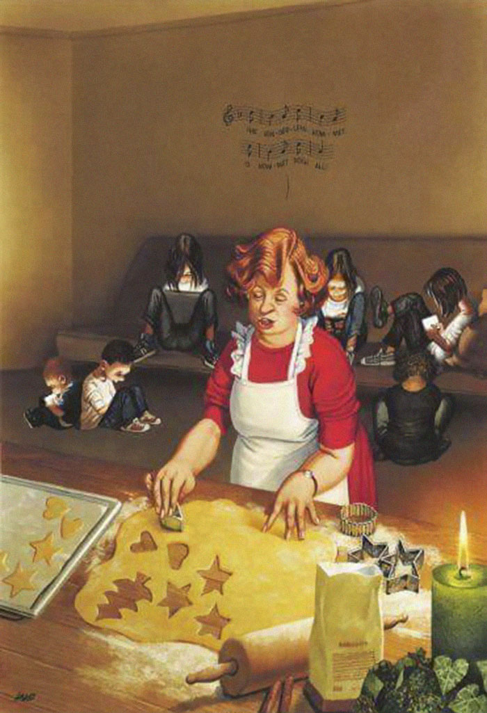 Gerhard Haderer satirical drawings
