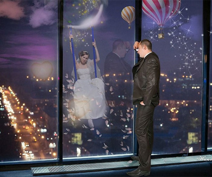 30 Funniest and Weirdest Russian Wedding Photos