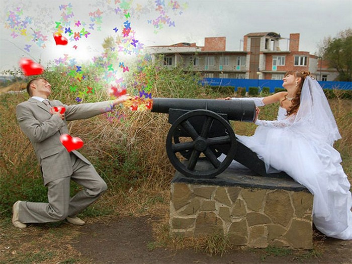 30 Funniest and Weirdest Russian Wedding Photos